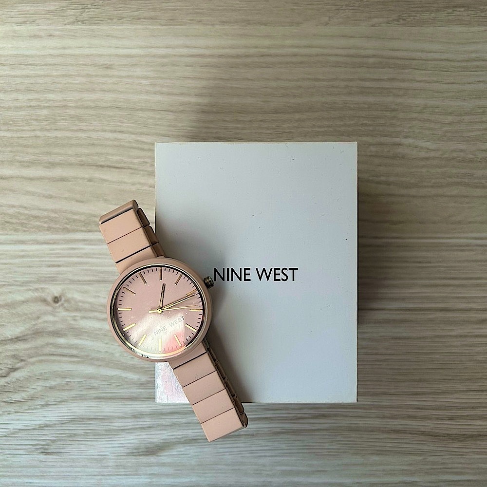Nine West Blush Pink Women's Watch